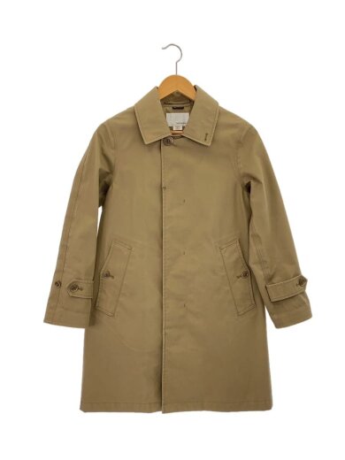 商品画像：SOUTIEN COLLAR COAT/ステンカラーコート/XS/コットン/BEG/無地/SUBF700 1