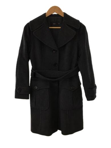 画像：kulsonコート/40/アンゴラ/GRY/無地1