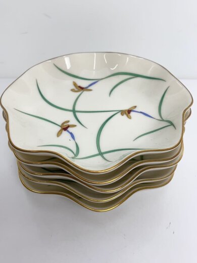 商品画像：リンドフィールド/銘々皿/蘭/5点セット/WHT 4