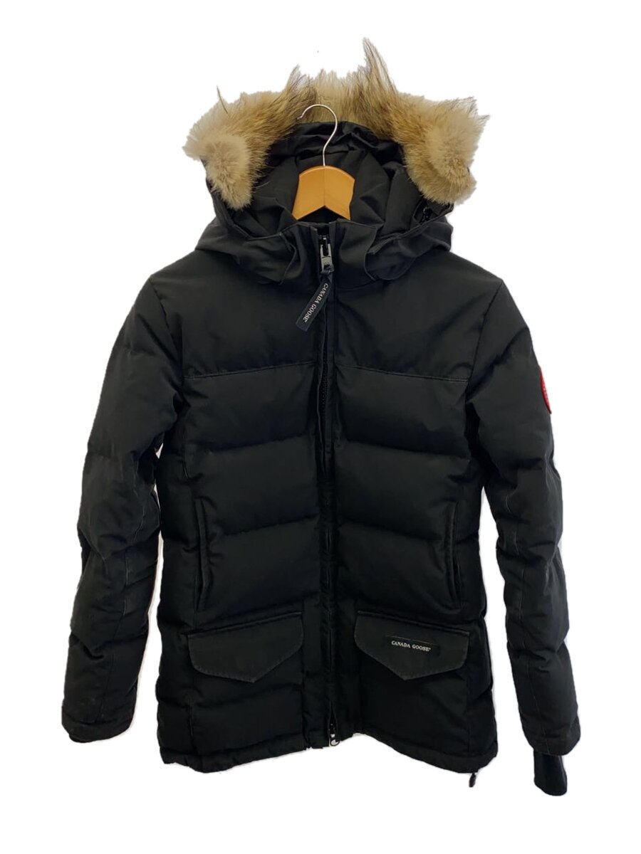   / SOLARIS PARKA/ダウンジャケット/XS/ナイロン/BLK/3034L/全体使用感、スレ有//