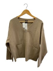 25SS/コットンダブルジップカーディガン/--/コットン/BEG/25-080-200-5470-1-0