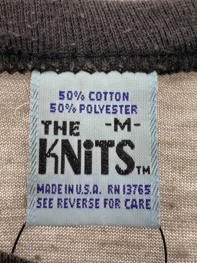 商品画像：長袖Tシャツ/M/コットン/GRY/Rick Springfield/80s 3