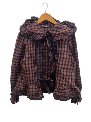 商品画像：長袖ブラウス/--/コットン/NVY/タータンCK/A2103FB 505/フード付// 1