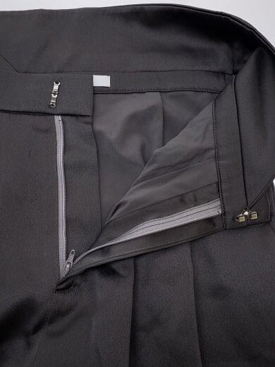 商品画像：ボトム/O/ポリエステル/GRY/SWFP234242/ハイウエストサテンパンツ 3