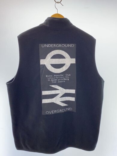 商品画像：RAVE VEST/フリースベスト/one/ポリエステル/BLK/無地/ES19V-01 2