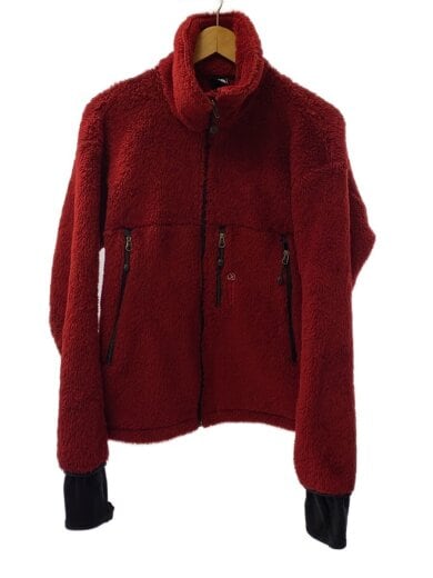 商品画像：フリースジャケット/L/ポリエステル/RED/無地/NA45200 1