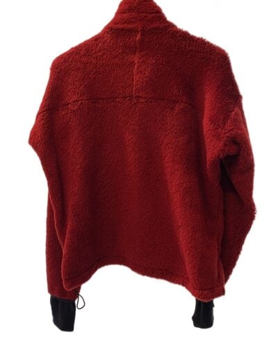 商品画像：フリースジャケット/L/ポリエステル/RED/無地/NA45200 2