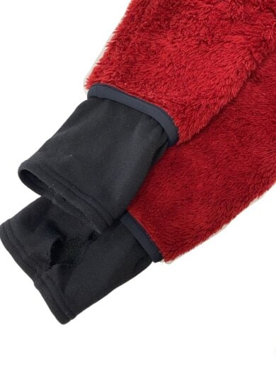 商品画像：フリースジャケット/L/ポリエステル/RED/無地/NA45200 4