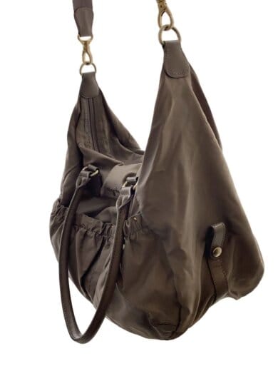 商品画像：2way/ボストンバッグ/ナイロン/GRY/シミ有// 2