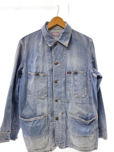 商品画像：カバーオール/1/デニム/IDG/ARIGATO/襟汚れ有 1