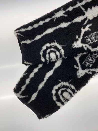 商品画像：フリースジャケット/XL/ポリエステル/BLK/総柄 5