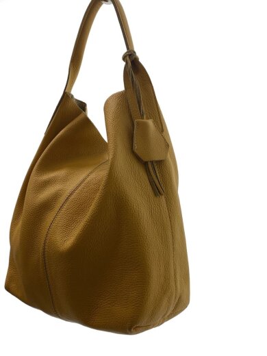 商品画像：トートバッグ/レザー/YLW 2