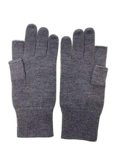 商品画像：fingerless gloves/手袋/ウール/GRY/無地/メンズ 2