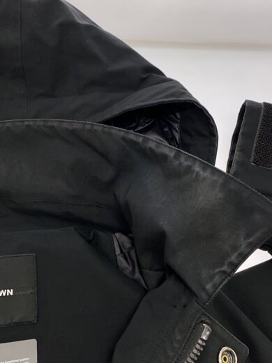 商品画像：西川ダウン/ダウンジャケット/S/ポリエステル/BLK/無地/668-1214008/スレ有 7