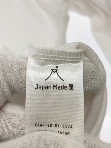 商品画像：JAPAN MADE屋/とろける高級ロンT/長袖Tシャツ/L/コットン/WHT 3