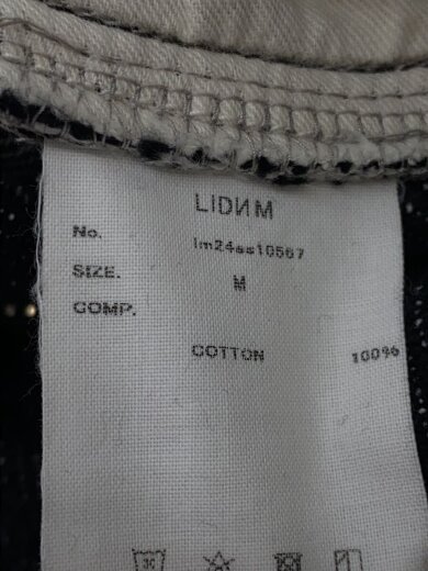 商品画像：SLUB BAGGY DENIM/ボトム/M/コットン/BLK/無地/lm24ss10567 5