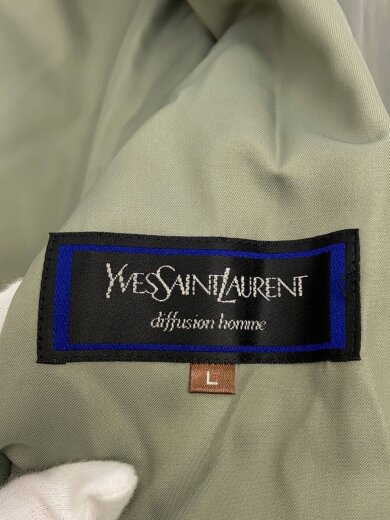 商品画像：トレンチコート/L/コットン/KHK/無地/PQ1-CMSA-BA-0004/ライナー欠品/襟袖汚れ有 3