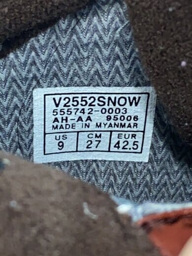 商品画像：ハイカットスニーカー/27cm/BRW/レザー/555742-0003 5