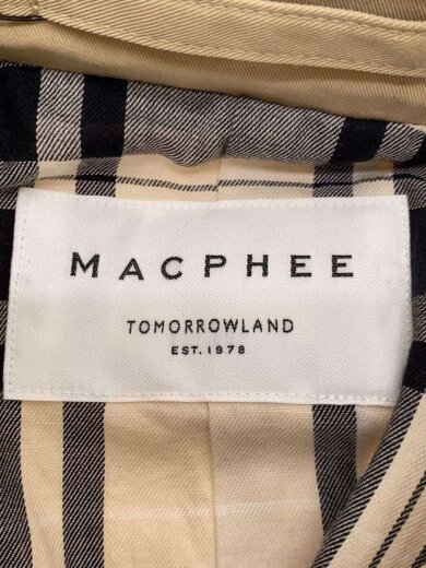 商品画像：ステンカラーコート/34/コットン/CRM/無地/12-08-21-08002 3