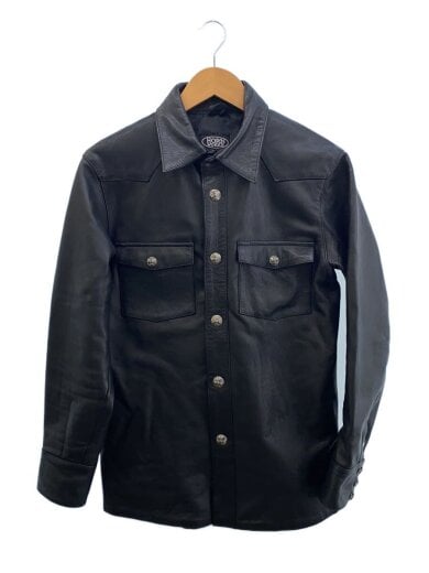 商品画像：レザージャケット・ブルゾン/LL/牛革/BLK 1