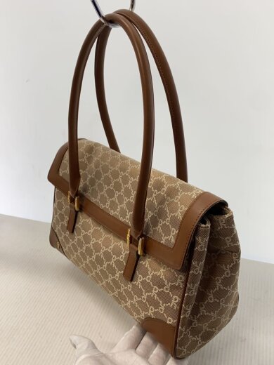 商品画像：トートバッグ/キャンバス/BEG/総柄/ポーチ付き 2