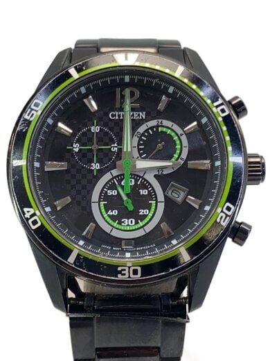 商品画像：オルタナエコドライブ/ソーラー腕時計/アナログ/ステンレス/BLK/BLK/SS/H500-S061075// 1