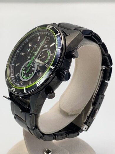 商品画像：オルタナエコドライブ/ソーラー腕時計/アナログ/ステンレス/BLK/BLK/SS/H500-S061075// 2