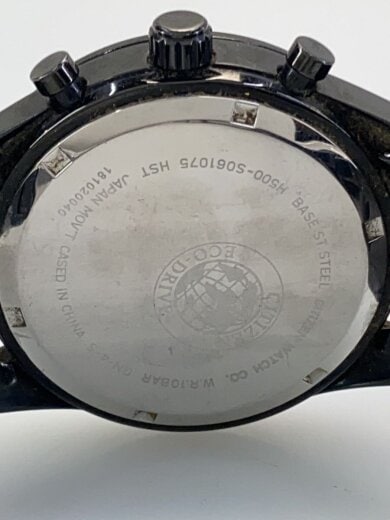 商品画像：オルタナエコドライブ/ソーラー腕時計/アナログ/ステンレス/BLK/BLK/SS/H500-S061075// 3