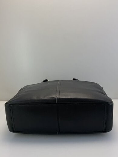 商品画像：2way/ブリーフケース/ショルダーバッグ/レザー/BLK/無地/F70707/使用感あり 4