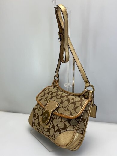 商品画像：ショルダーバッグ/キャンバス/GLD/総柄/F10567 2