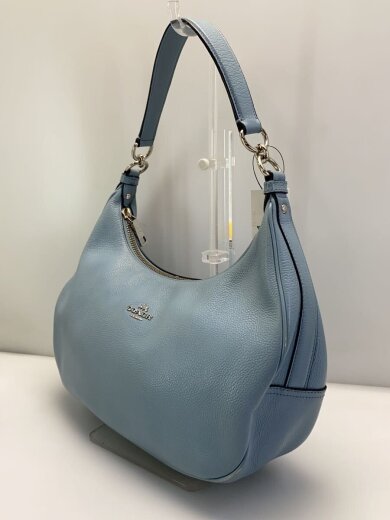 商品画像：ショルダーバッグ_オールレザー/レザー/BLU/無地 2