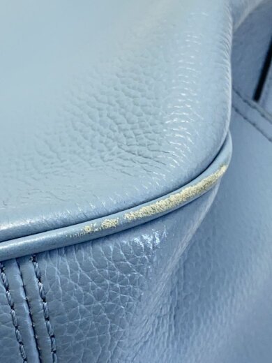 商品画像：ショルダーバッグ_オールレザー/レザー/BLU/無地 7