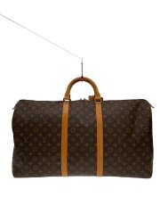 キーポル60_モノグラム・キャンバス/PVC/BRW/モノグラム