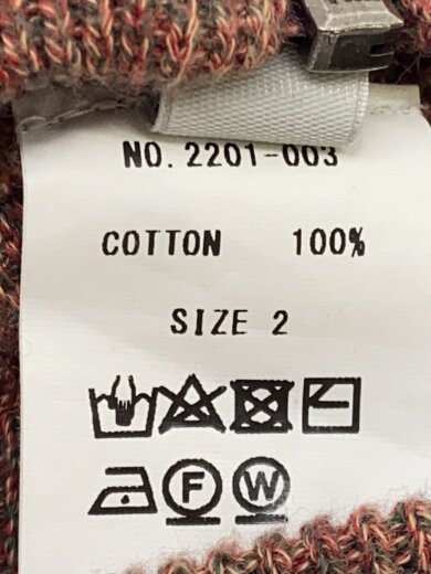 商品画像：Moss Stitch Zip Vest/ベスト/2/コットン/BRW/2201-003 4