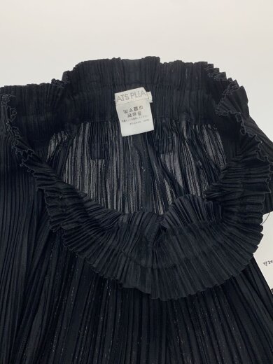 商品画像：プリーツパンツ/ボトム/2/ポリエステル/BLK/無地/PP81-JF414/ベルト欠品 3