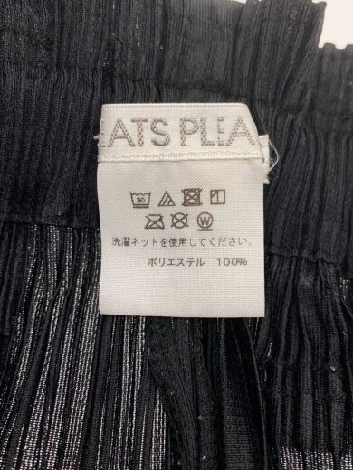 商品画像：プリーツパンツ/ボトム/2/ポリエステル/BLK/無地/PP81-JF414/ベルト欠品 4