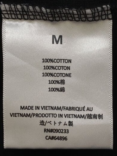 商品画像：Tシャツ/M/コットン/BLK/プリント 4