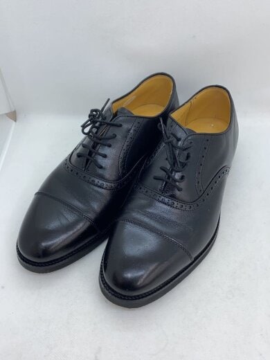 商品画像：ドレスシューズ/ストレートチップ/内羽根/26.5cm/BLK/レザー/BU1400/履きシワあり 2