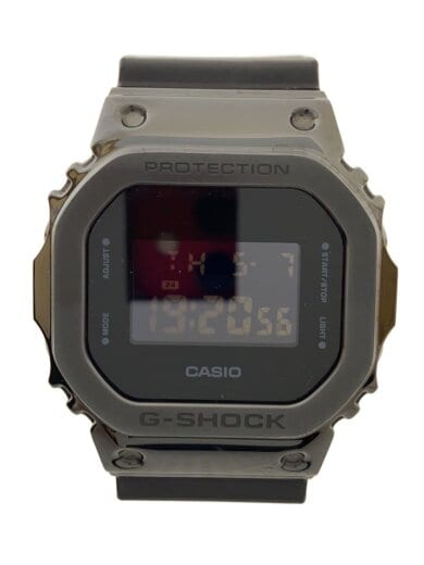 商品画像：クォーツ腕時計/デジタル/ラバー/BLK/BLK/GM-5600UB-1JF// 1