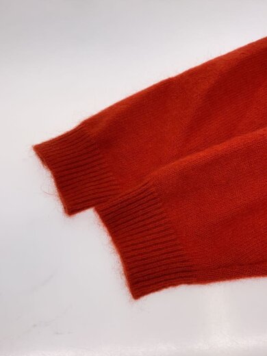 商品画像：カーディガン(厚手)/FREE/ポリエステル/RED/無地/6844303 5