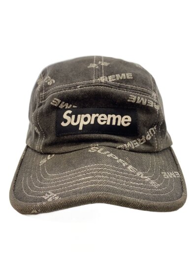 商品画像：Denim Camp Cap/キャップ/--/コットン/GRY/総柄/メンズ/使用感有// 1
