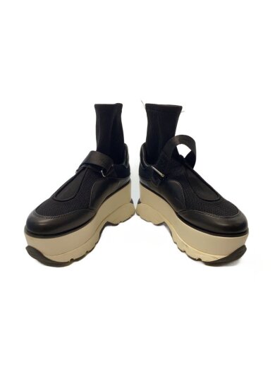 商品画像：ベルクロニットトスニーカー/S/BLK/SWGS241609 7