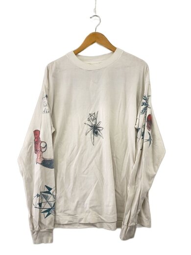 商品画像：TATOO DW_LS TEE/L/コットン/WHT/SM-HR1-0000-C29// 1