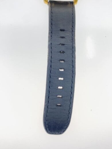 商品画像：クォーツ腕時計/アナログ/レザー/BLK/BLK/SS/AX1818/裏面キズあり// 5