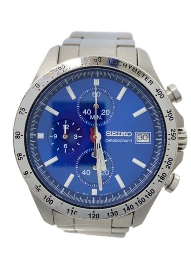 商品画像：クォーツ腕時計/アナログ/BLU/SLV/SS/8T67-00C0// 1