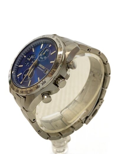 商品画像：クォーツ腕時計/アナログ/BLU/SLV/SS/8T67-00C0// 2