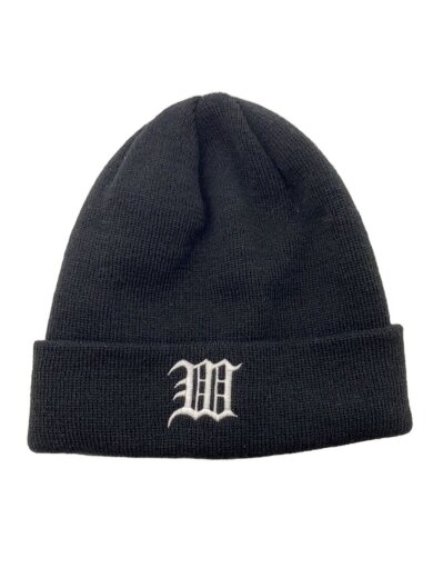 商品画像：KNIT WATCH CAP/ニットキャップ/アクリル/BLK/メンズ/25FW-WMA-CP06-BLK 1