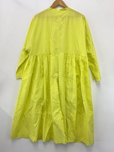 商品画像：長袖ワンピース/38/コットン/YLW/スタンドカラーワンピース 2