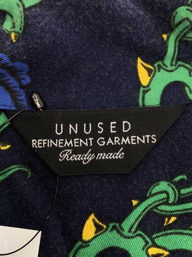 商品画像：ROSE PATTERN LONG-SLEEVE SHIRT/2/レーヨン/NVY/総柄/US1440 3