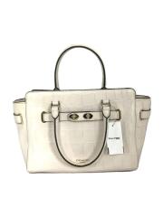 2WAY/ショルダーバッグ/ハンドバッグ/レザー/クリーム/B1723-F55876